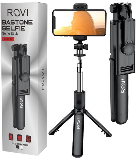 Immagine di ASTA BASTONE SELFIE NERO RSH-01 1pz - ROVI