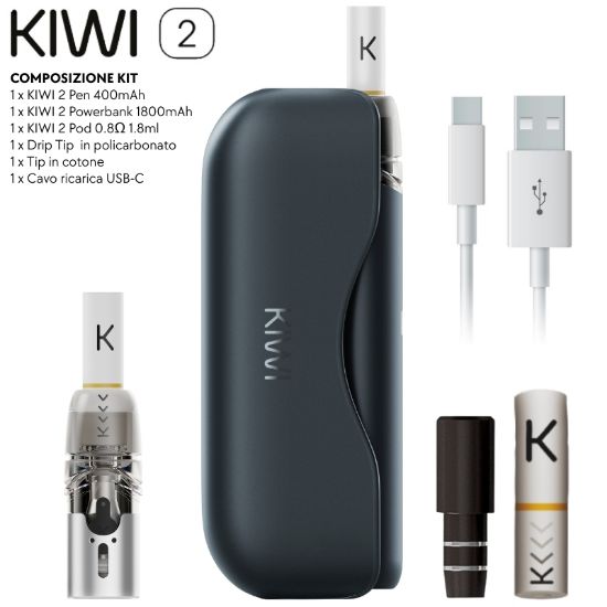 Immagine di KIWI 2 STARTER KIT MIDNIGHT BLUE - KIWI VAPOR (pvp.89,00)