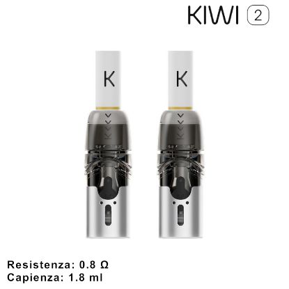 Immagine di KIWI 2 MESH POD 2pz PER KIWI 2 BLACK - KIWI VAPOR (pvp.9,90)