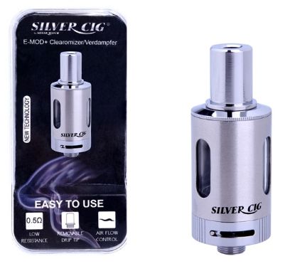 Immagine di SILVER CIG ATOMIZZATORE TANK 1pz MODELLO E-MOD+