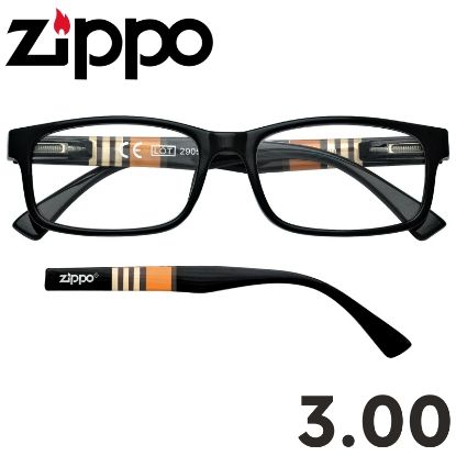 Picture of OCCHIALI GRAD. ZIPPO (da 3.00) 1pz - 31Z-B25-BLK300