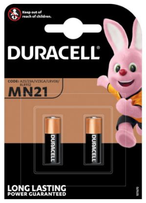 Immagine di BATTERIE DURACELL MN21 12v 2x 1pz - apri cancello/macchina