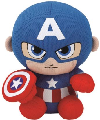 Immagine di PELUCHES BEANIE MARVEL 20cm - 1pz CAPTAIN AMERICA