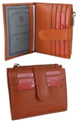 Immagine di PORTAFOGLIO UOMO CONTE MASSIMO CM1708 ARANCIO 1pz VERA PELLE - CARD