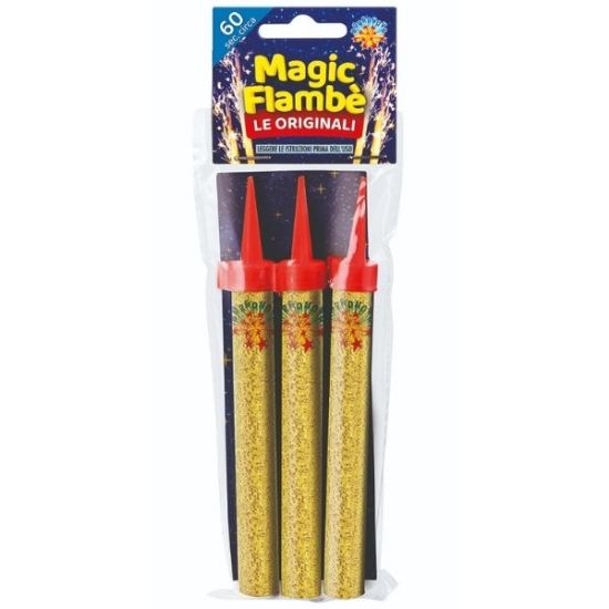 Picture of FONTANA DA INTERNO MAGIC FLAMBE 60 SEC. 3pcs x24pz BORGONOVO