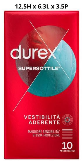 Immagine di PRESERVATIVI DUREX SUPERSOTTILE 10pz - FORMATO FARMACIA