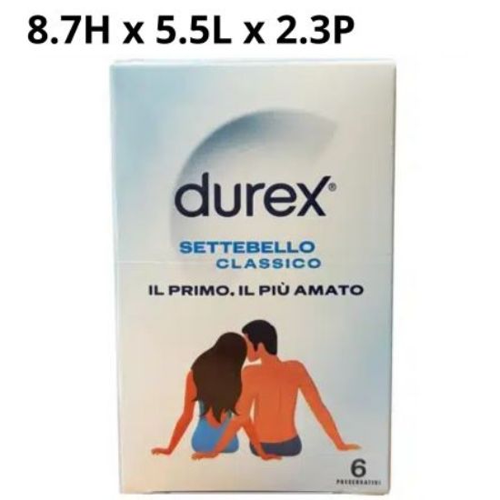 Picture of PRESERVATIVI DUREX SETTEBELLO NORMALE 1x 6pz PER DISTRIBUTORE