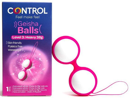 Immagine di VIBRATORE STIMOLATORE CONTROL GEISHA BALLS 1pz LEVEL3 HEAVY 38GR