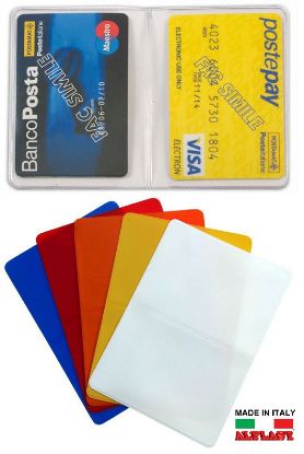 Immagine di PORTA CARDS MORBIDO 50pz 2T BICARD COLOR ALPLAST