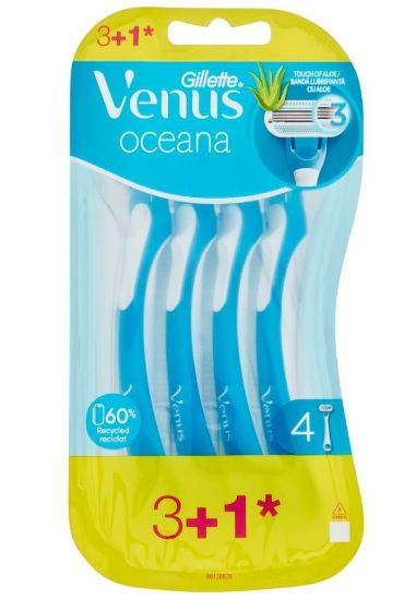 Immagine di RASOIO GILLETTE VENUS3 R&G OCEANA 1x3pz+1 TRILAMA - IGPC04