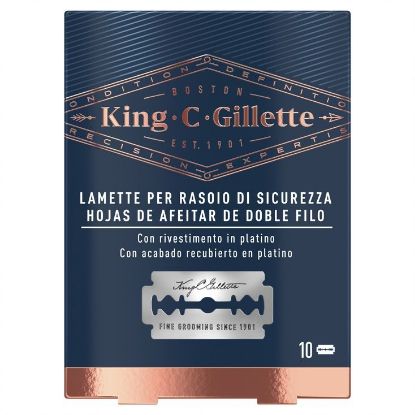 Immagine di LAME GILLETTE KING SICUREZZA 1x10pz