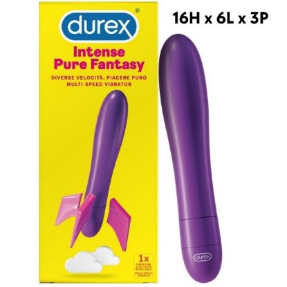 Immagine di VIBRATORE DUREX PURE FANTASY 16cm 1pz + CUSTODIA