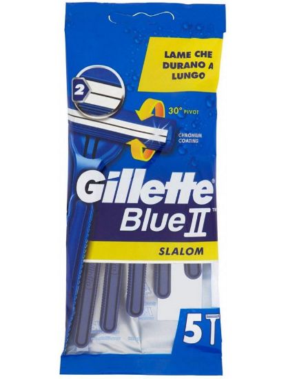 Immagine di RASOIO GILLETTE BLUE II SLALOM 1x5pz - VGP396 VGP418