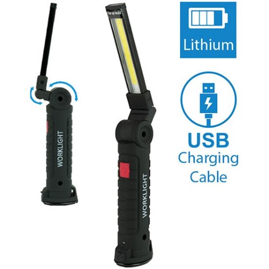 Picture of TORCIA LED RICARICABILE H.272xL.45mm 1pz BATTERIA LITIO - NOVALINE