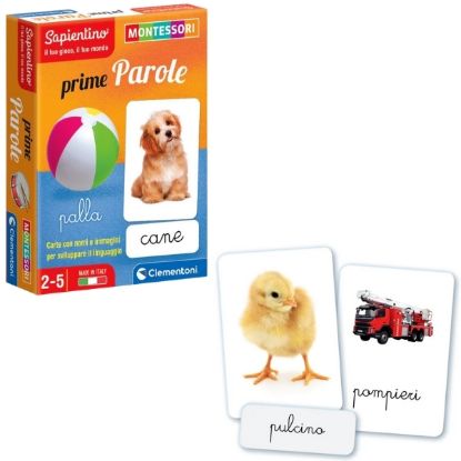 Picture of GIOCHI MONTESSORI CARTE PRIME PAROLE 1pz CLEMENTONI