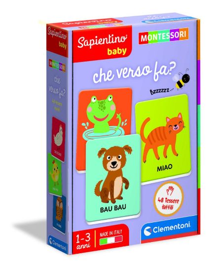 Immagine di GIOCHI SAPIENTINO BABY MONTESSORI - CARD CHE VE 1pz CLEMENTONI