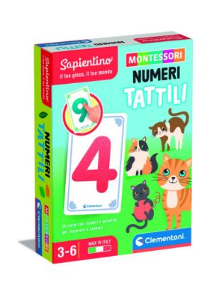 Immagine di GIOCHI MONTESSORI CARTE NUMERI TATTILI 1pz CLEMENTONI