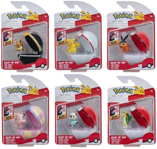 Immagine di GIOCHI POKEMON CLIP N GO 6pz - ASSORTIMENTO N.3