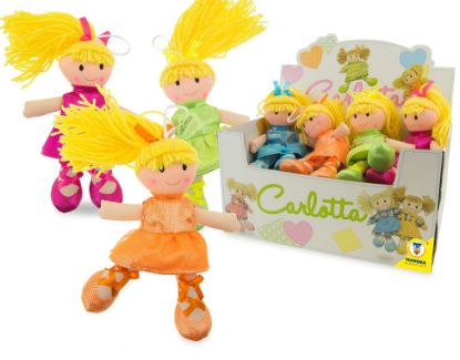 Immagine di GIOCHI CARLOTTA - BAMBOLA IN PEZZA BALLERINA 20cm