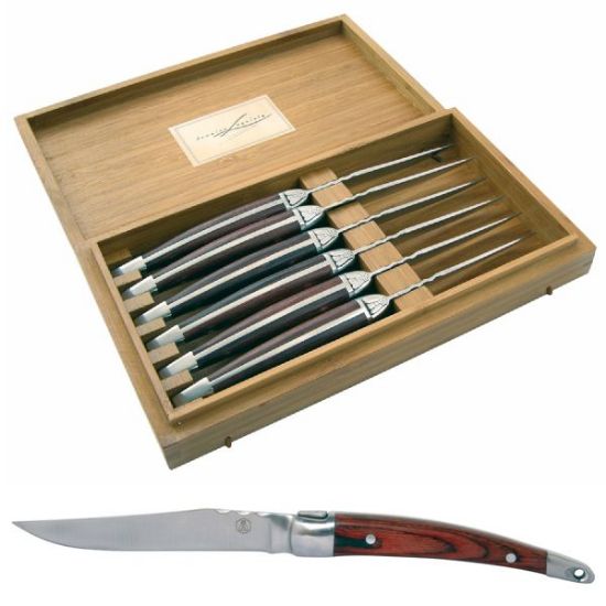 Immagine di LAGUIOLE COLTELLI DOMAINE STEAK KNIVES CARLADEZ 1x6pz - LG2020X