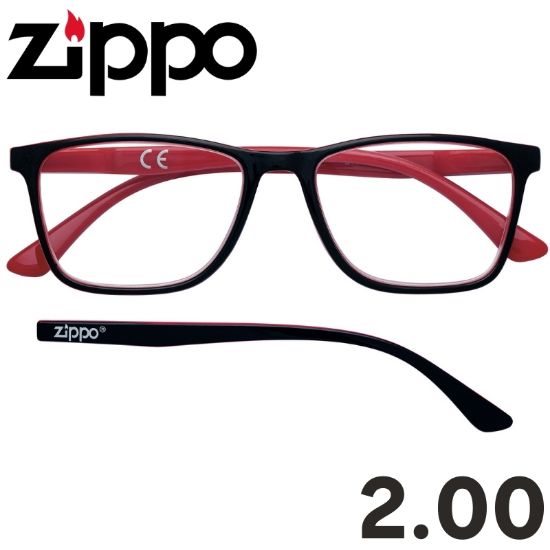 Picture of OCCHIALI GRAD. ZIPPO (da 2.00) 1pz - 31Z-B22-RED200