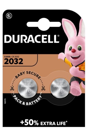 Immagine di PASTIGLIE DURACELL 2032 3v 2x 1pz LITIO