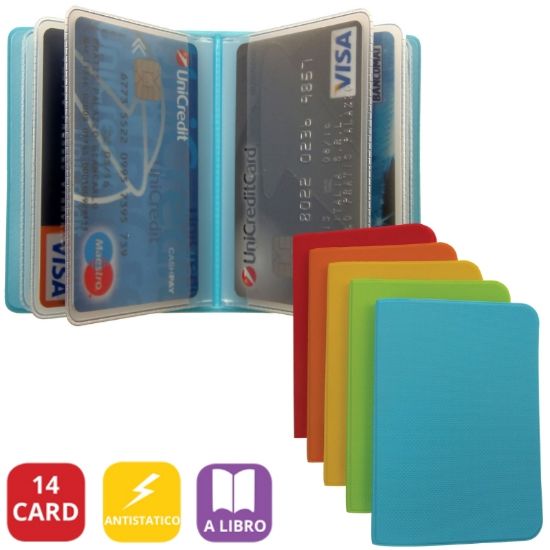 Picture of PORTA CARDS MORBIDO 12pz 14T PLURICARD SMILE ALPLAST