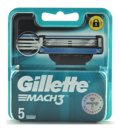 Immagine di LAME GILLETTE MACH3 1x5pz BASE - 110751