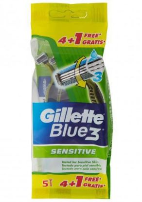 Immagine di RASOIO GILLETTE BLUE 3 SENSITIVE 1x4pz - IGPD30