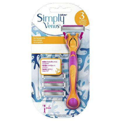 Picture of RASOIO GILLETTE VENUS3 R&G SIMPLY HYBR + 3UP TRIL - IGP06