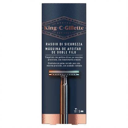 Immagine di RASOIO GILLETTE KING SICUREZZA + 5UP