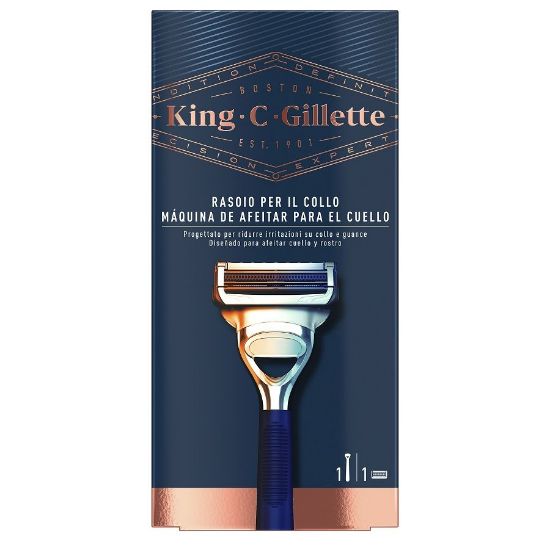 Immagine di RASOIO GILLETTE KING COLLO + 1UP