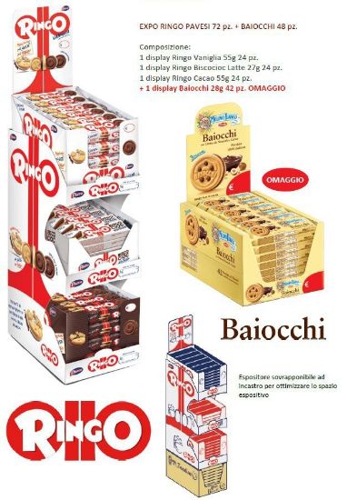 Picture of BISCOTTI RINGO PAVESI EXPO 72pz + 42pz OMAGGIO
