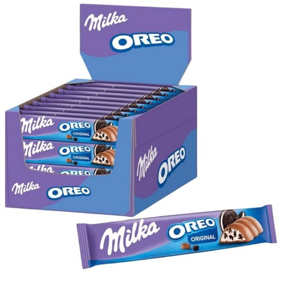 Immagine di MILKA BARRETTA OREO 36pz 37gr