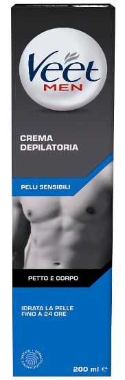 Immagine di DEPILAZIONE VEET MEN CREMA TB 200ml SENSIBILI AZZURRO