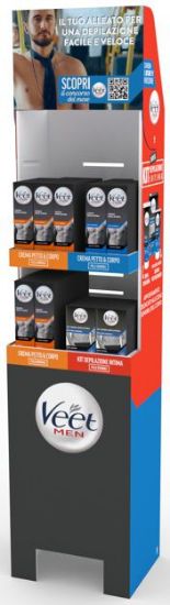 Picture of DEPILAZIONE VEET  MEN  EXPO x36pz (18TBN+12TBS+6INT)
