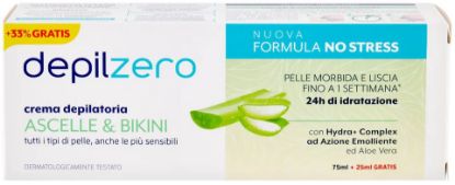 Immagine di DEPILAZIONE DEPILZERO CREMA ASCELLE BIKINI 75+25ml VER ALOE