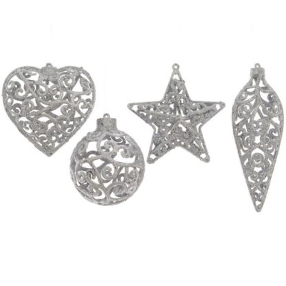 Immagine di DECORO ARGENTO H10cm ASSORT.