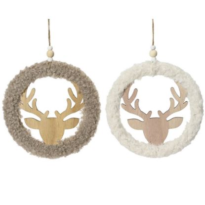 Immagine di DECORO RENNA H19,5cm     MODELLI ASS LEGNO