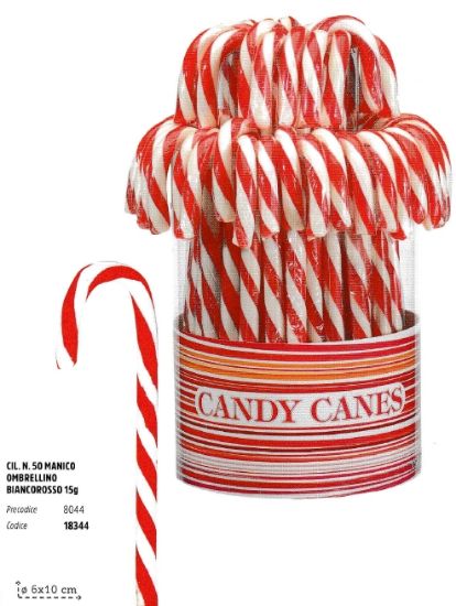 Picture of ROSSINI LECCA LECCA MANICO OMBRELLO 50pz 14gr NATALE 6x10cm