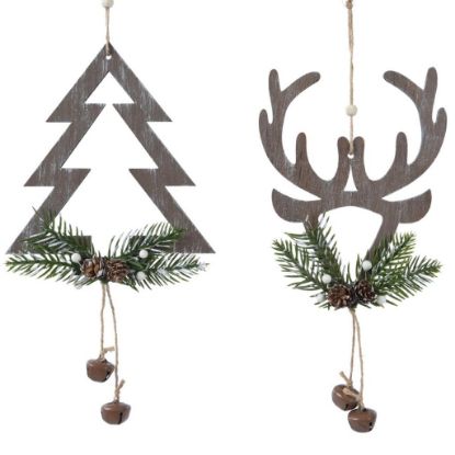 Immagine di DECORO XMAS H33cm SOGG. ASSORT.