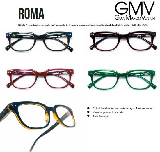 Immagine di OCCHIALI GRAD. GMV ROMA (da 1.00 a 3.50) 24pz