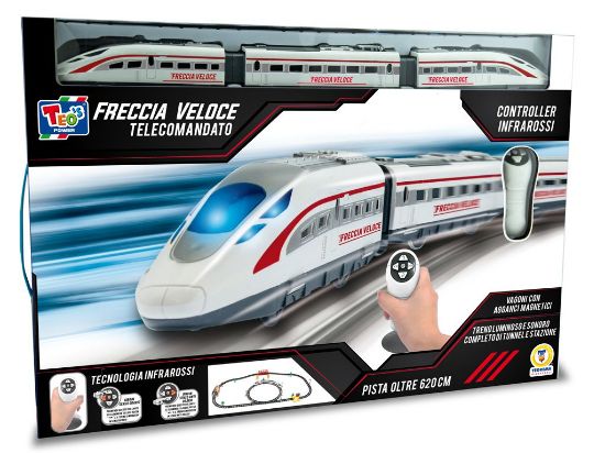 Immagine di GIOCHI TEO'S - TRENO FRECCIA VELOCE AD INFRAROSSI 1x89pz