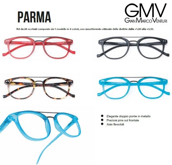 Immagine di OCCHIALI GRAD. GMV PARMA (da 1.00 a 3.50) 24pz