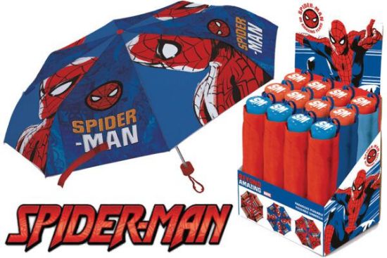 Immagine di OMBRELLO BAMBINO MINI 12pz SPIDERMAN in display