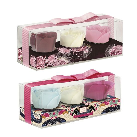 Picture of COFANETTO BIFF FIORI SAPONE 90891 BOCCIOLO DI ROSA x3