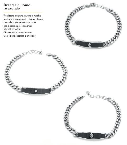 Immagine di BRACCIALE UOMO NAVIGARE 3pz + SCATOLA REGALO (promo senza shopper)