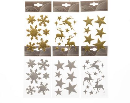 Immagine di STICKERS 10X15cm XMAS GLITTER