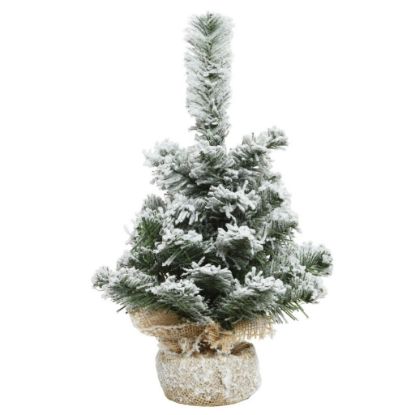 Immagine di ALBERO MINI H35cm D25cm VERDE IMPERIAL INNEVATO - NATALE