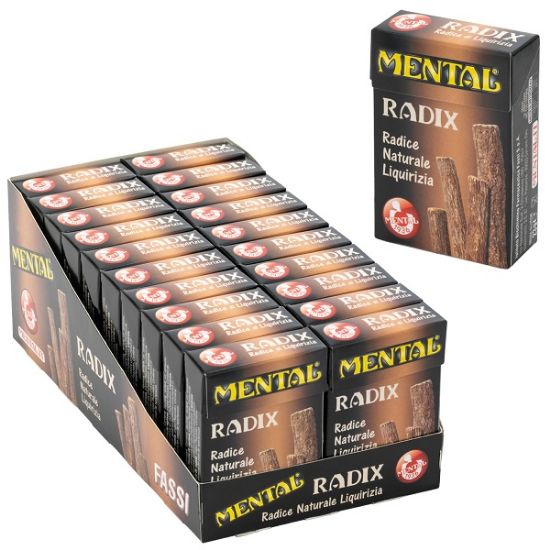 Immagine di MENTAL RADICE DI LIQUIRIZIA NATURALE 20pz 23gr RADIX